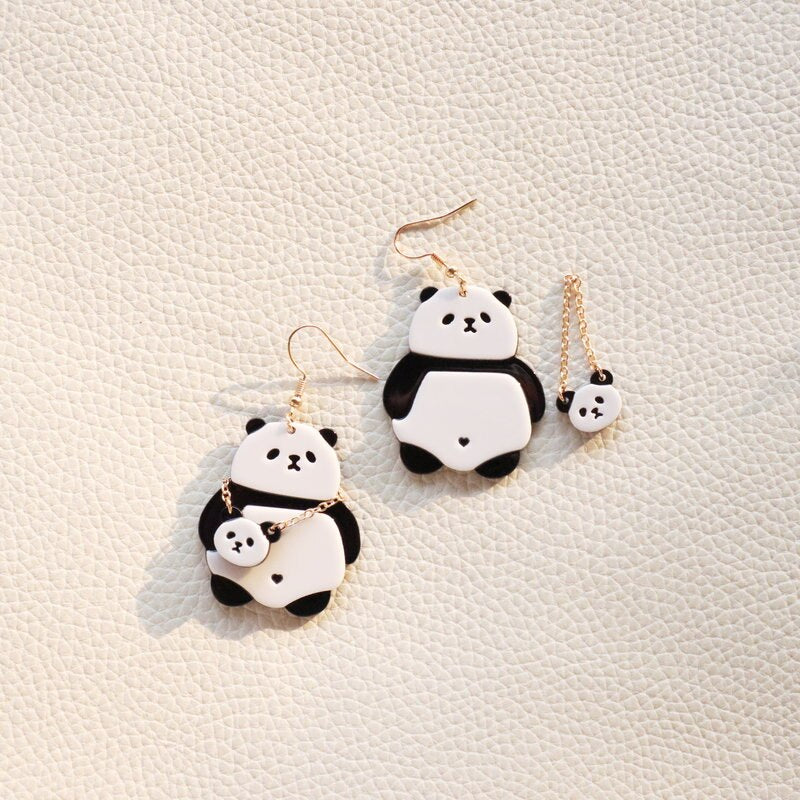 Cute Panda  Earrings