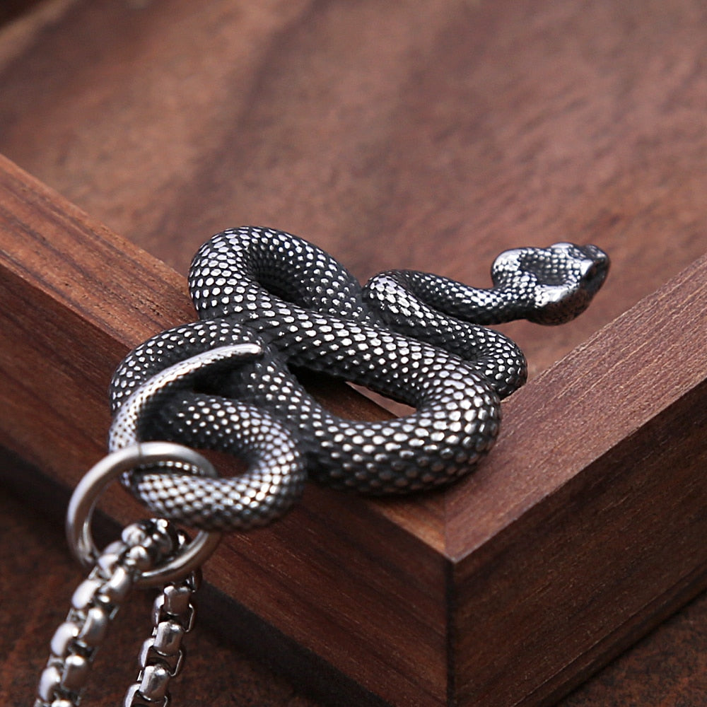 Unique Gothic Snake  Necklace