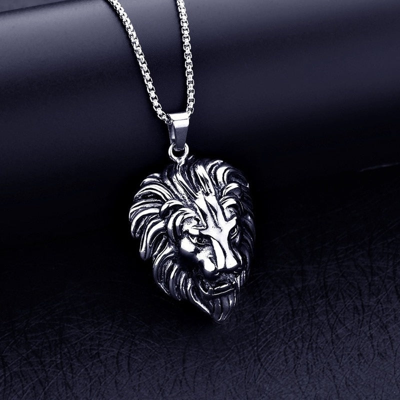 Gorgeous Lion Head Necklaces - animalchanel