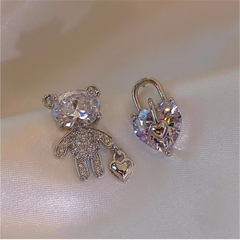 Unique Design bear earrings