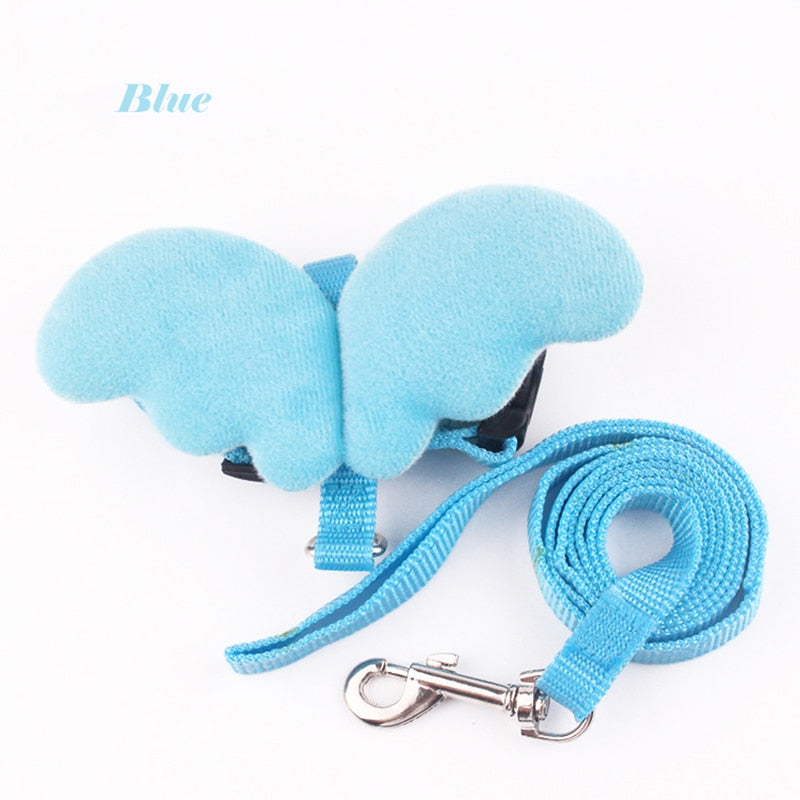 Cute Angel Wing Rabbit Harness and Leash