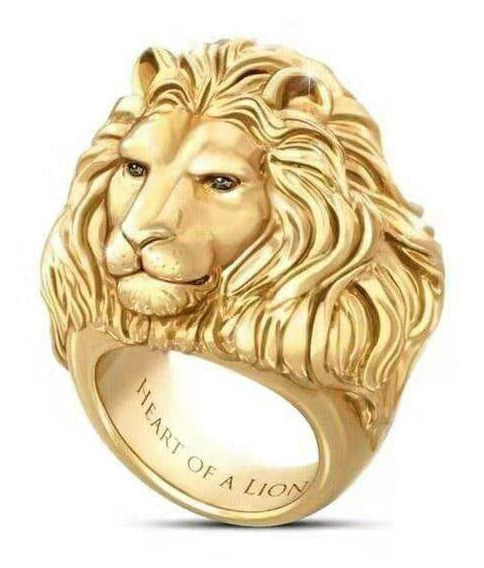 Amazing Lion Head Ring - animalchanel