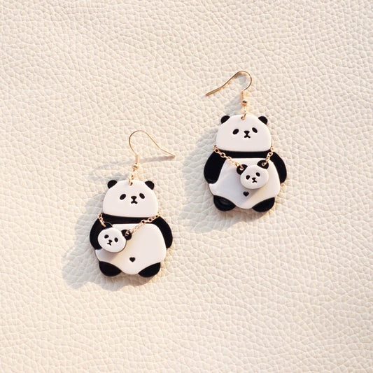 Cute Panda  Earrings
