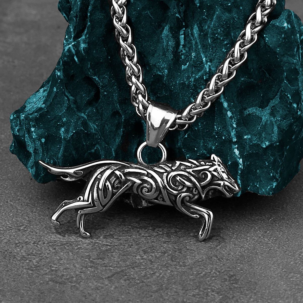 Amazing Wolf Stainless Steel Necklace