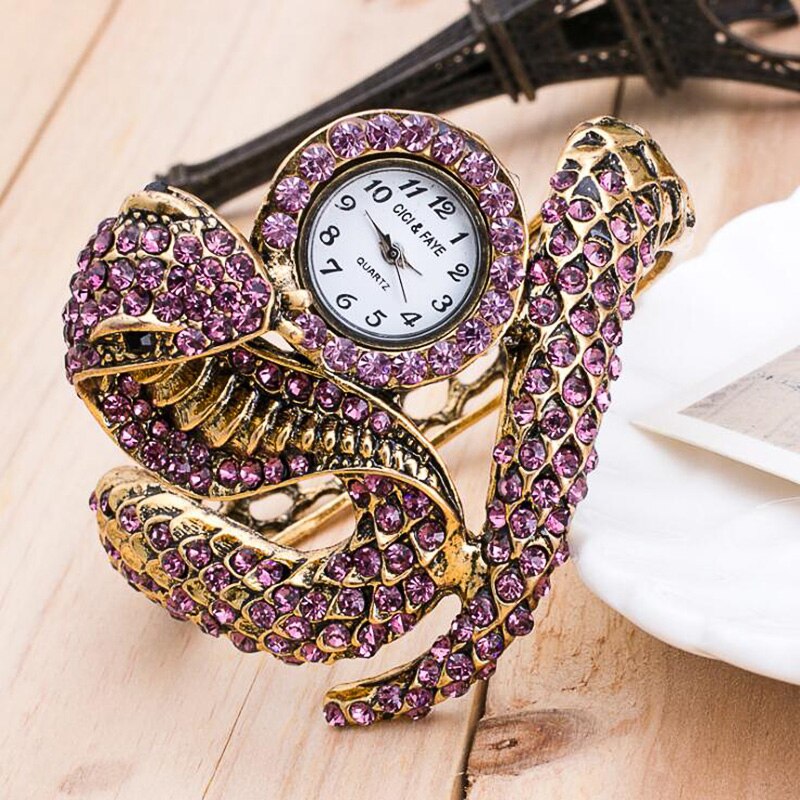 Luxury W omen Snake Watch - animalchanel