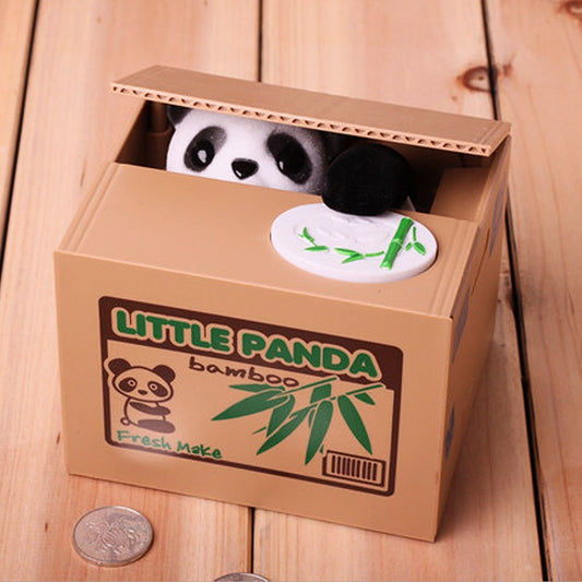 cute Panda Coin Box Kids Money Bank