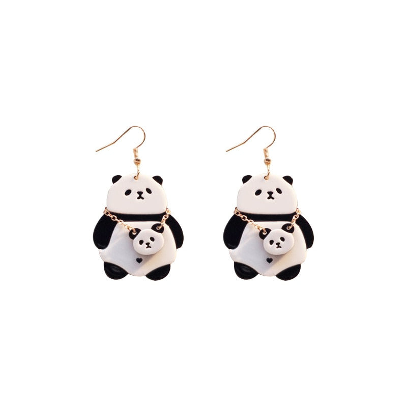 Cute Panda  Earrings