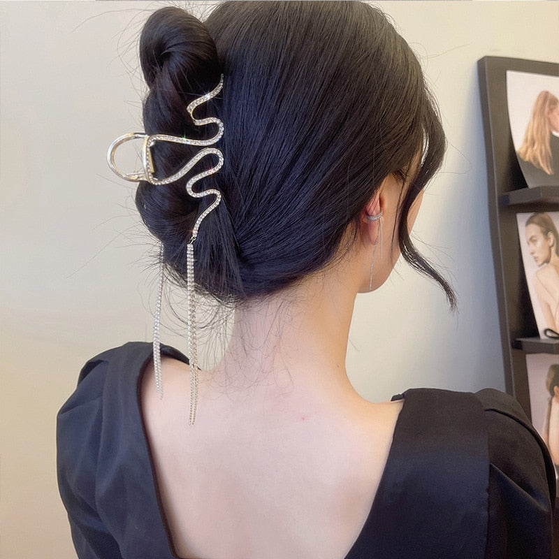 Luxury Snake hair pins - animalchanel