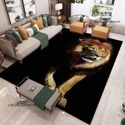 Amazing 3D Lion Carpet