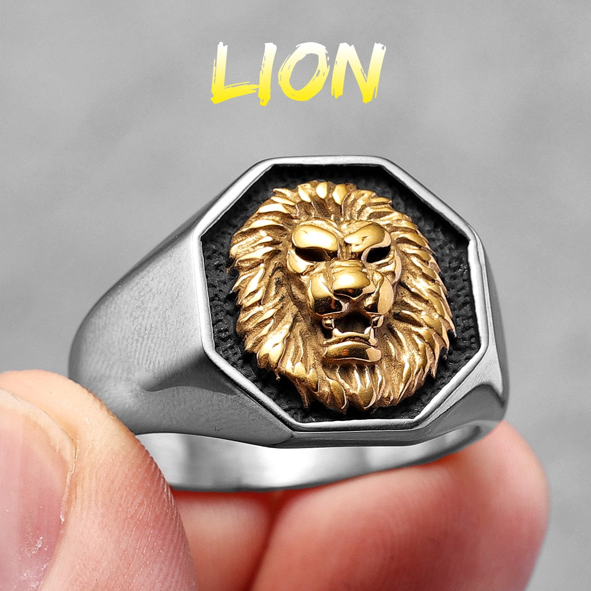 Amazing lion king ring - animalchanel