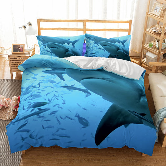 Unique  Shark Duvet Cover Set