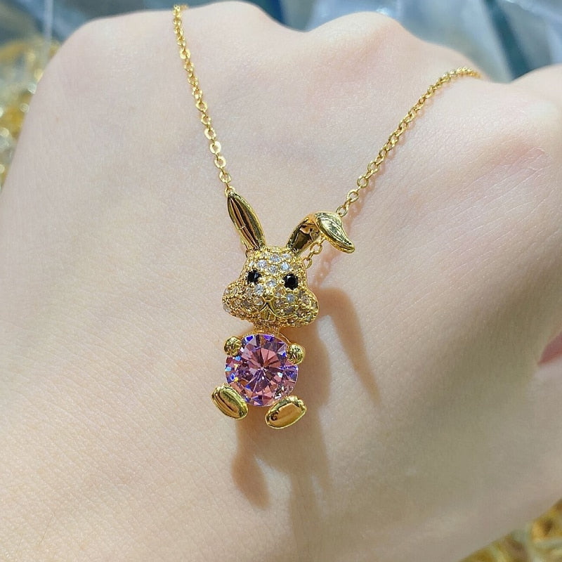 cute rabbit pendant - animalchanel