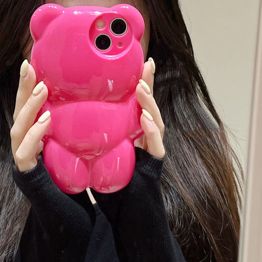 Cute 3D Bear Phone Cover