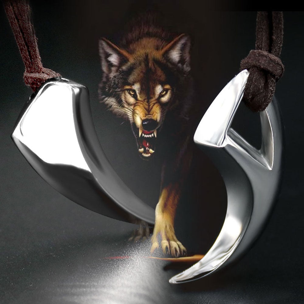 Gorgeous Viking Wolf Tooth Necklace