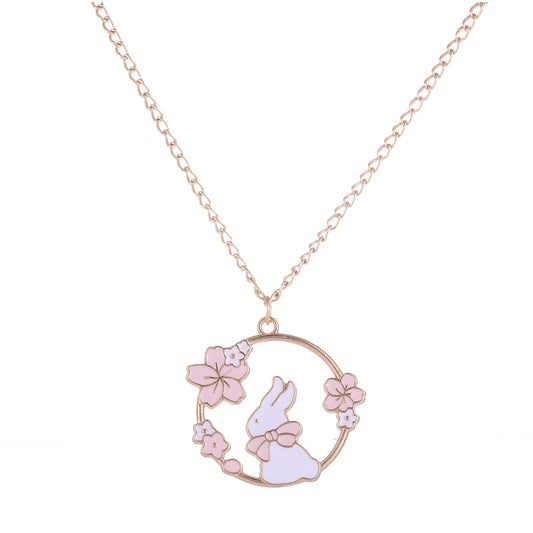 cute bunny necklace - animalchanel