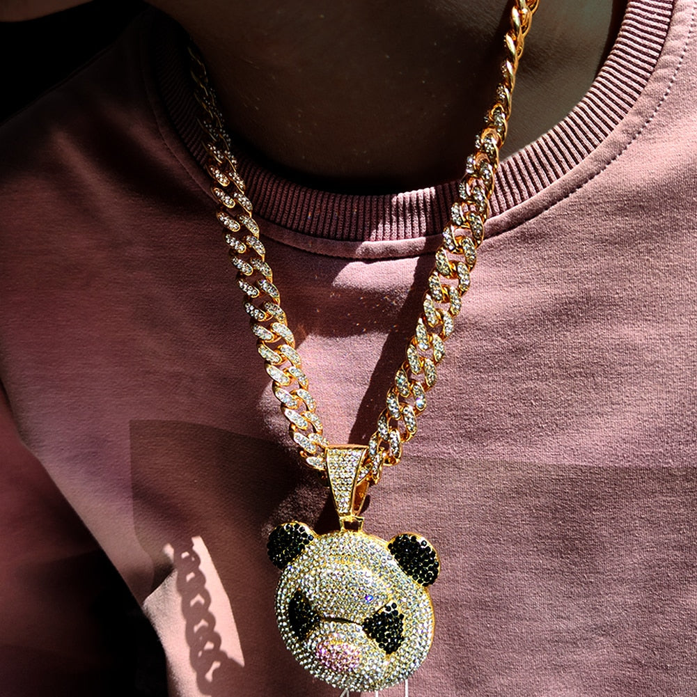 Crystal Panda Necklace