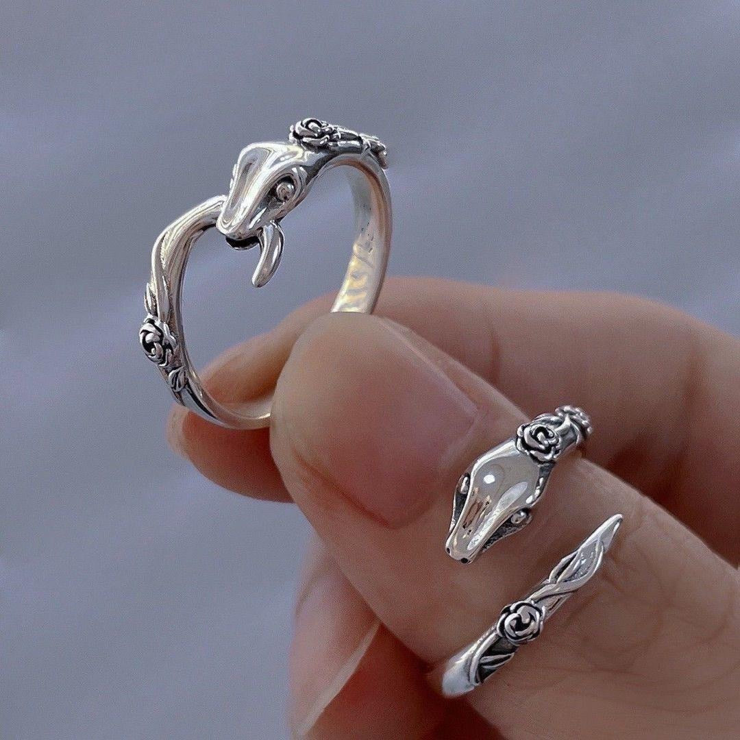 Unique  Snake Rings - animalchanel